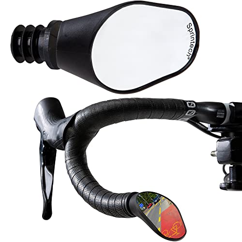 Adjustable Convex Bike Mirror For Drop Bars