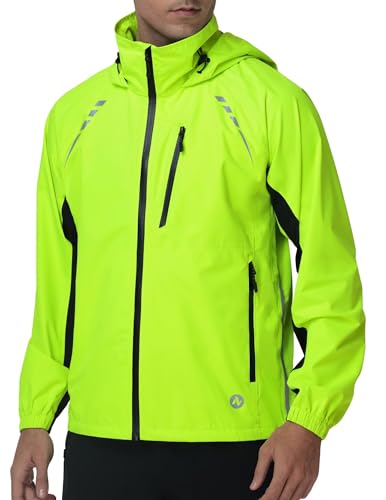 Men’s Waterproof Packable Cycling Rain Jacket