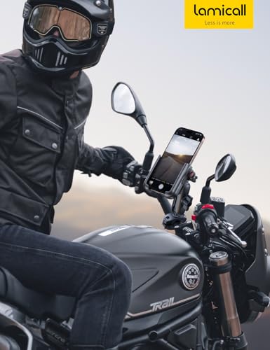 All-Metal Anti-Shake Motorcycle Phone Mount