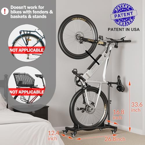 Vertical Bike Storage Rack Stand for Home Garage