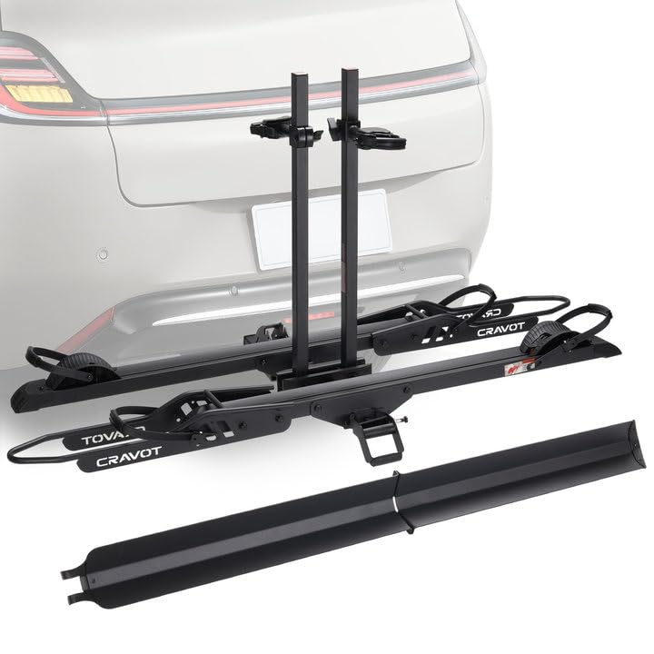 Foldable Heavy-Duty E-Bike Hitch Carrier Rack