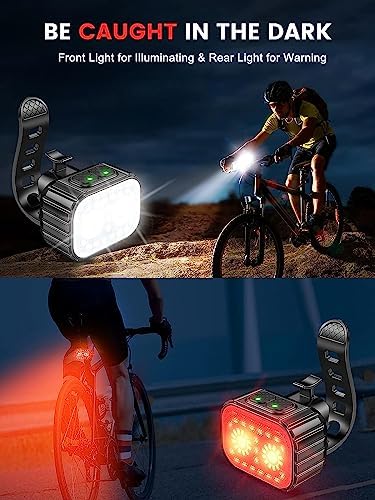 Super Bright Rechargeable Bike Light Set