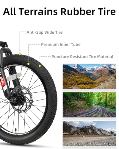 Kids 21-Speed Mountain Bike With Disc Brakes
