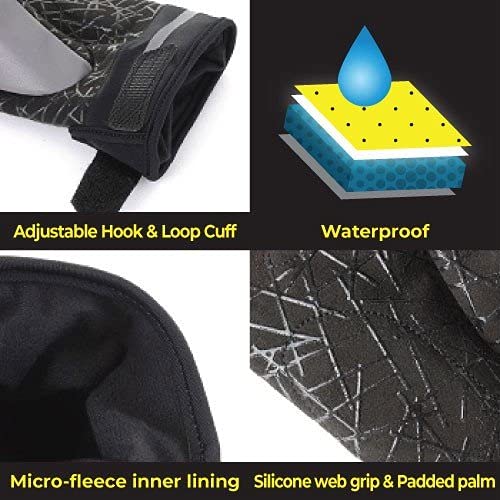 Reflective Cycling Gloves For Enhanced Visibility
