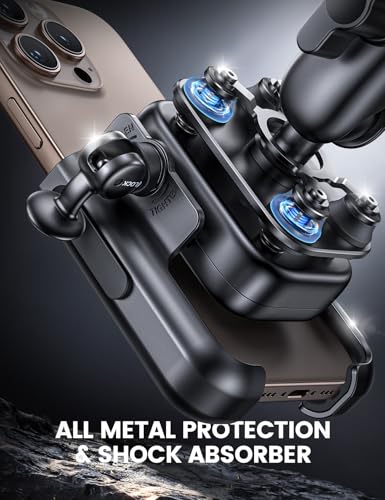 All-Metal Anti-Shake Motorcycle Phone Mount