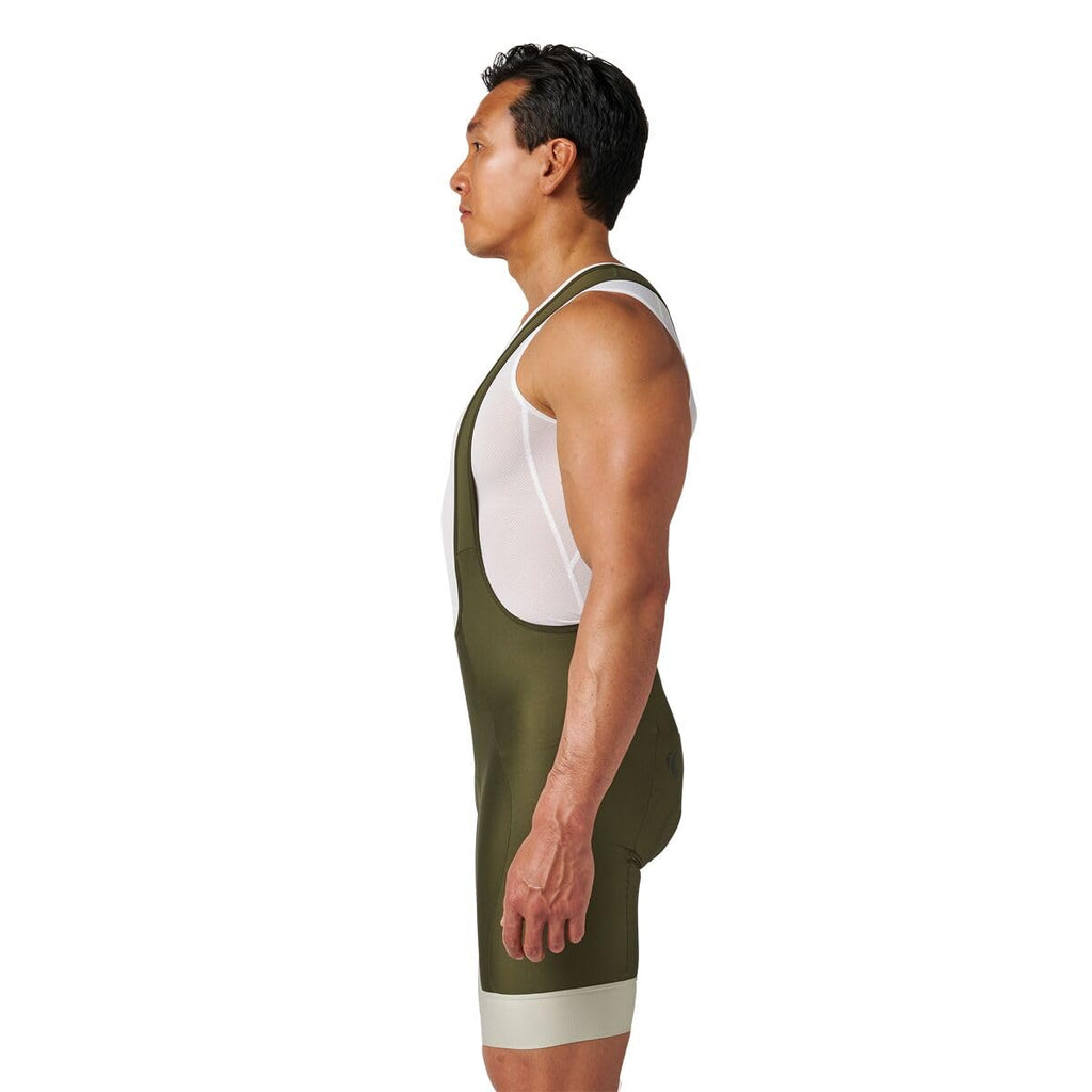 Men’s Reflective Cycling Bib Shorts With Breathable Fit