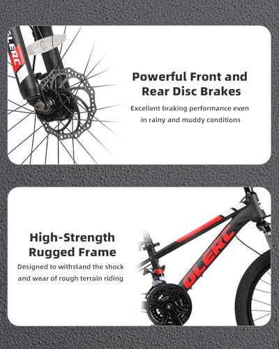 Kids 21-Speed Mountain Bike With Disc Brakes