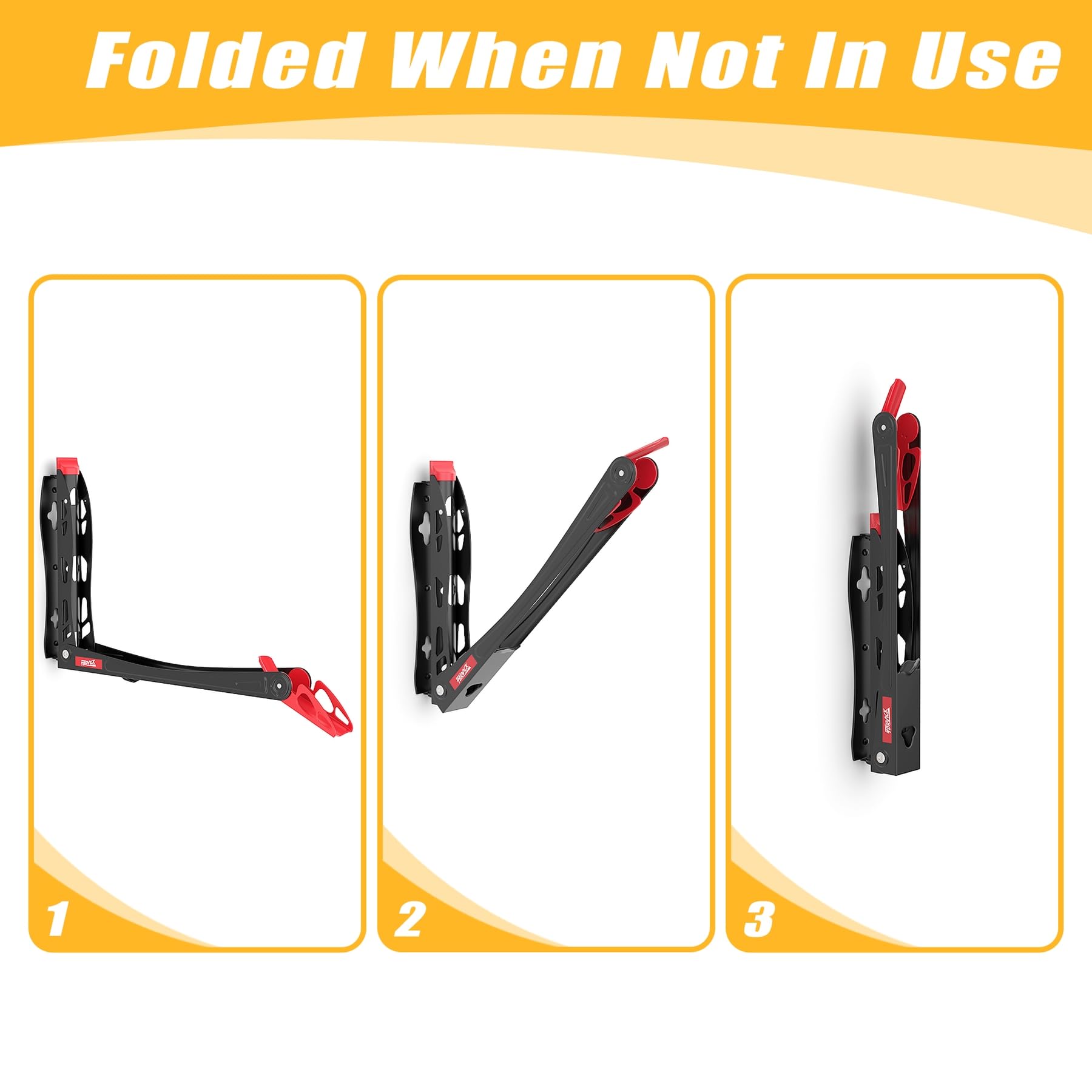 Swivel Wall-Mounted Vertical Bike Storage Rack