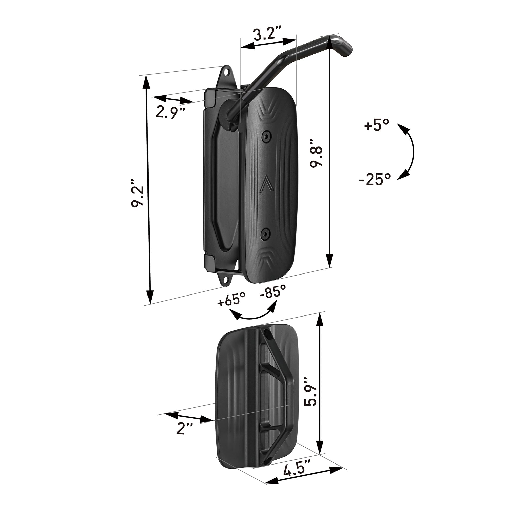 Swivel Wall-Mounted Bike Hanger Storage Rack