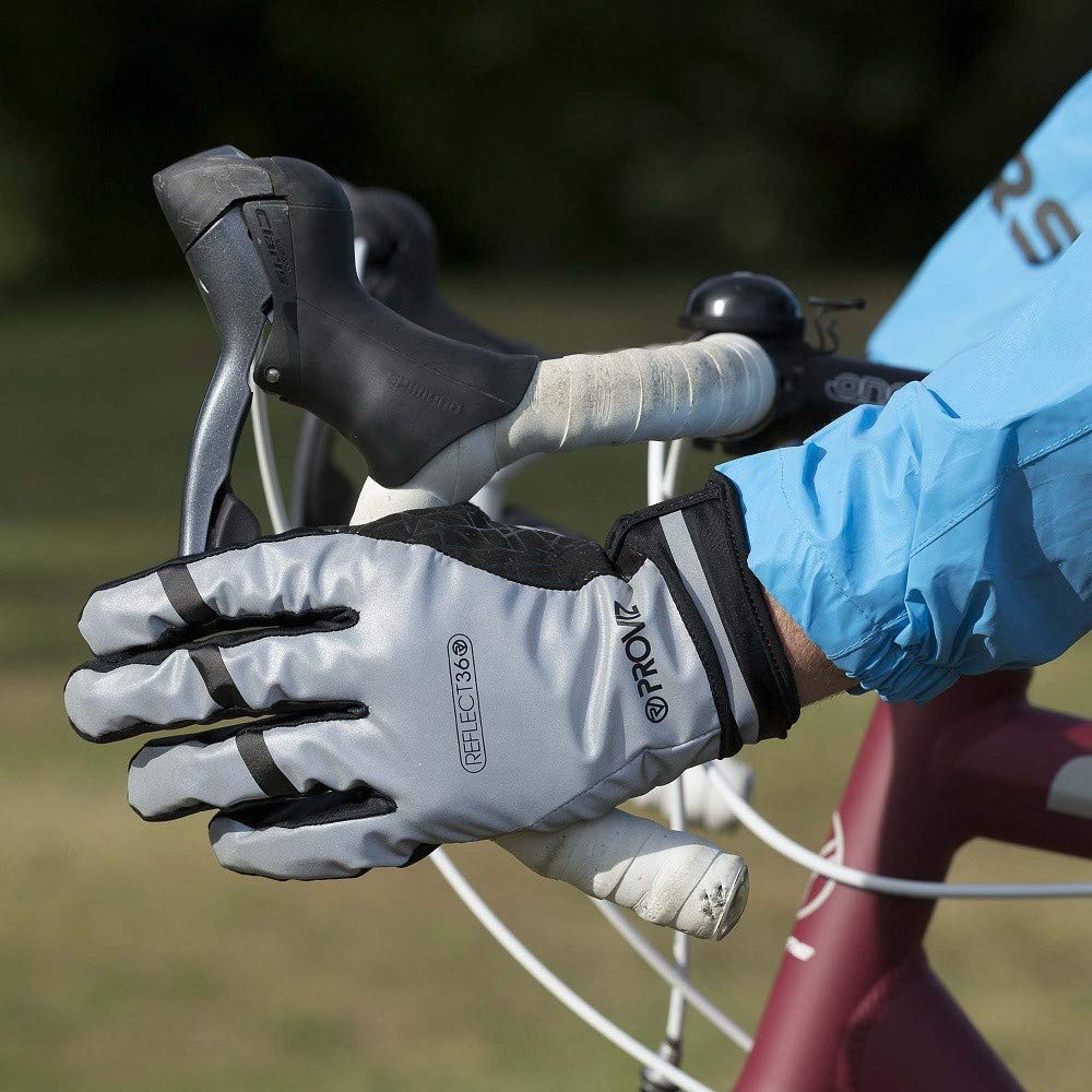 Reflective Cycling Gloves For Enhanced Visibility