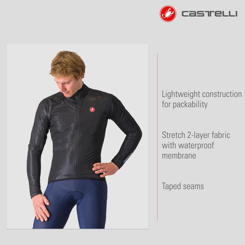 Men’s Waterproof Reflective Cycling Shell Jacket