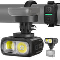 1300-Lumen USB Rechargeable Bike Headlight