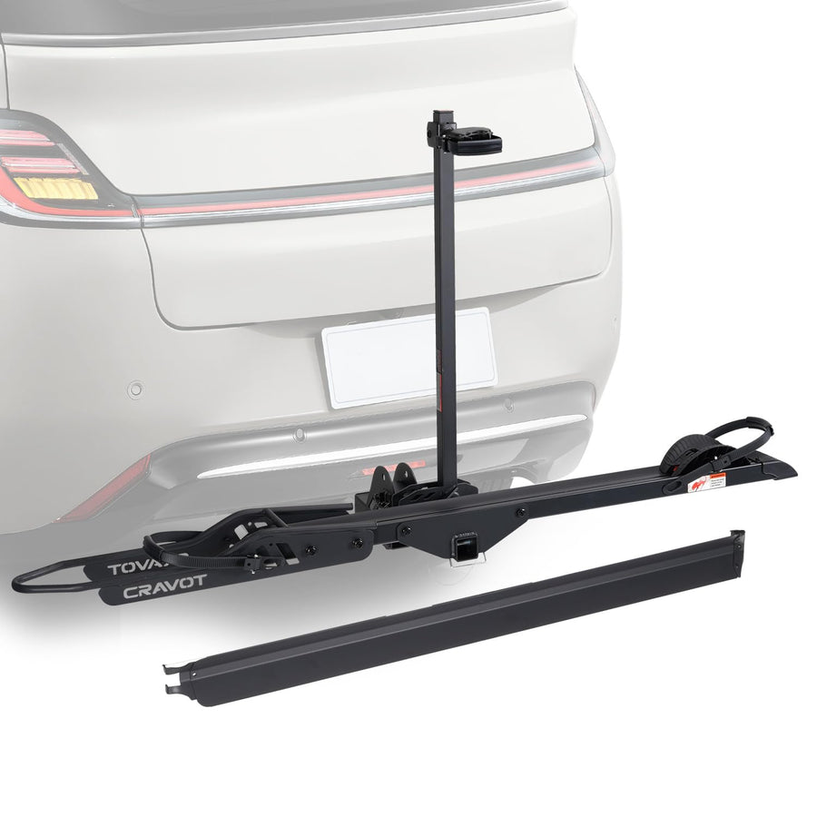 Foldable Heavy-Duty E-Bike Hitch Carrier Rack