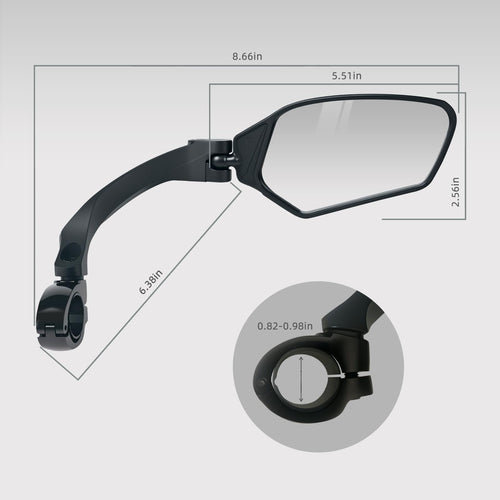 Adjustable Handlebar Bike Rear View Mirror
