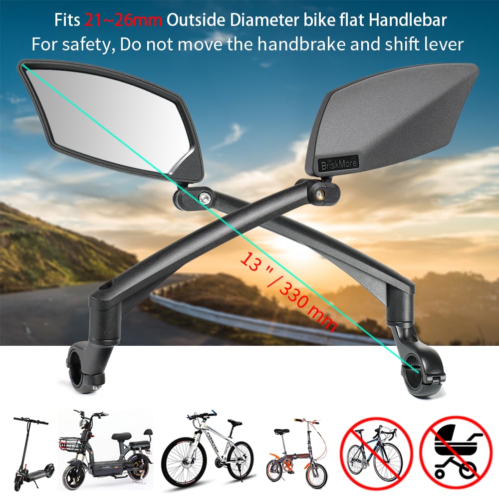 360° Adjustable HD Bike Rear View Mirror