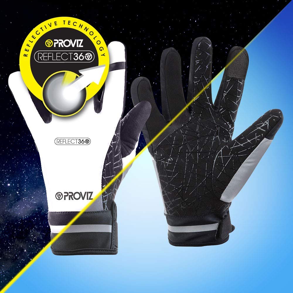 Reflective Cycling Gloves For Enhanced Visibility