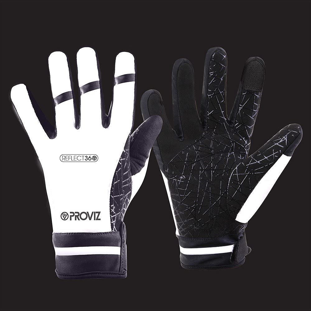 Reflective Cycling Gloves For Enhanced Visibility