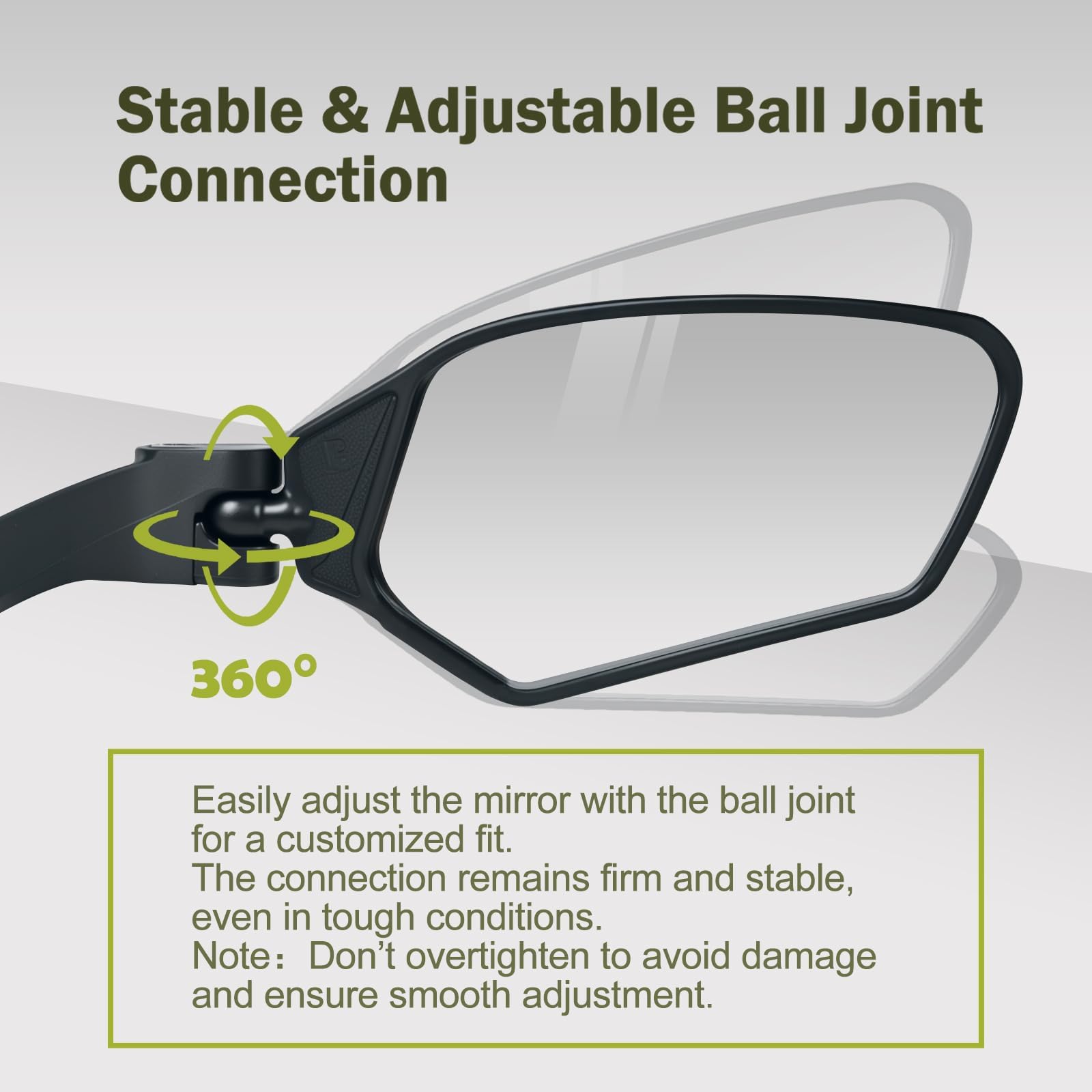 Adjustable Handlebar Bike Rear View Mirror