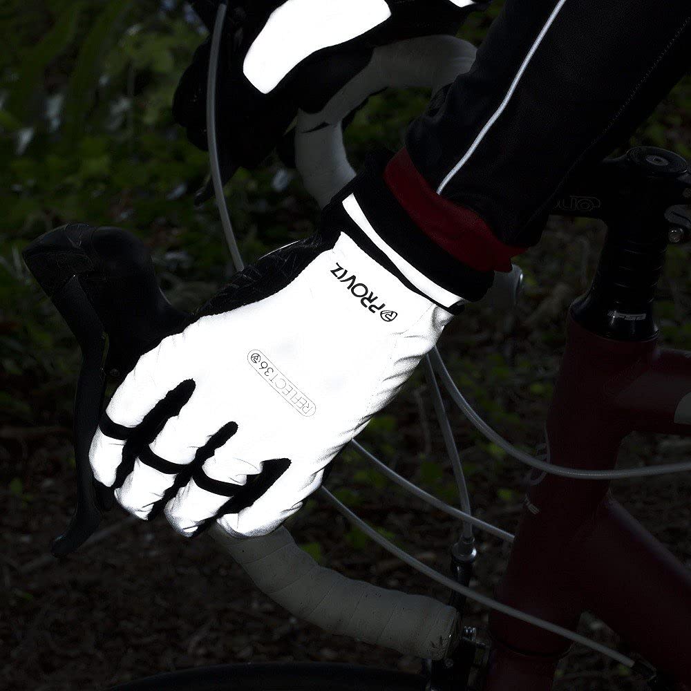 Reflective Cycling Gloves For Enhanced Visibility
