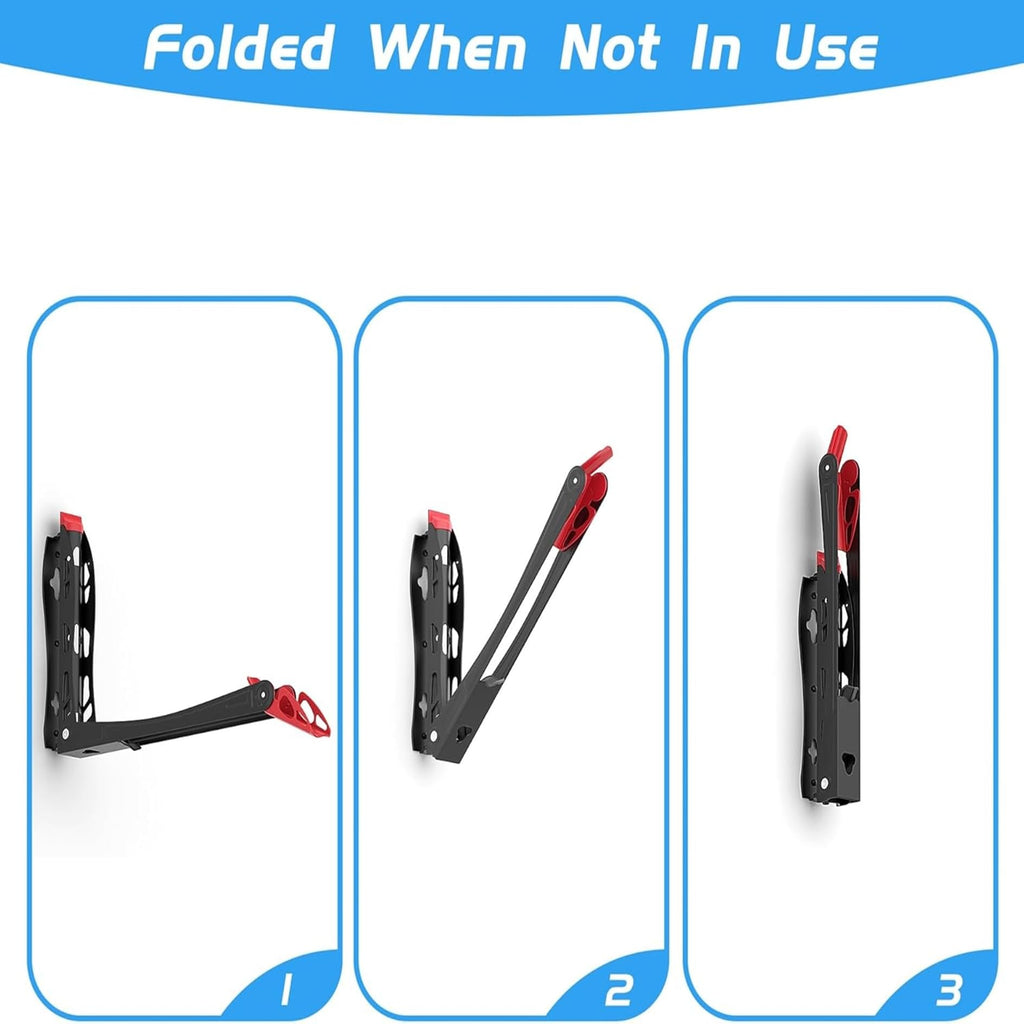 Swivel Wall-Mounted Vertical Bike Storage Rack