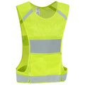 Reflective Safety Running Vest With Storage Pocket