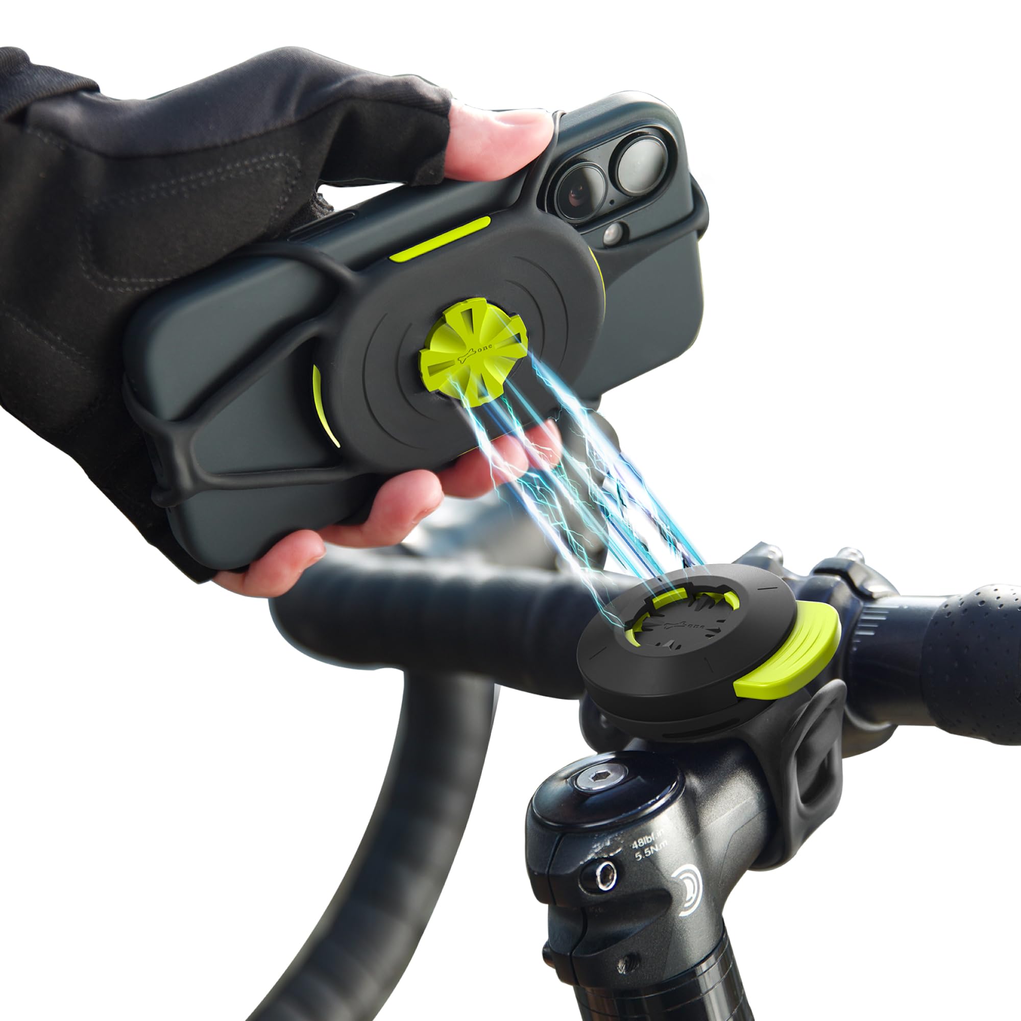 Magnetic Rotating Motorcycle Phone Mount