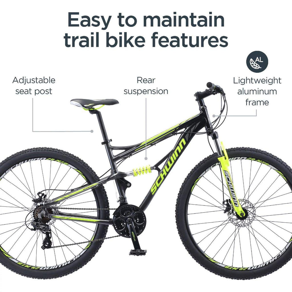 29-Inch Full Suspension Mountain Bike With 24 Speeds