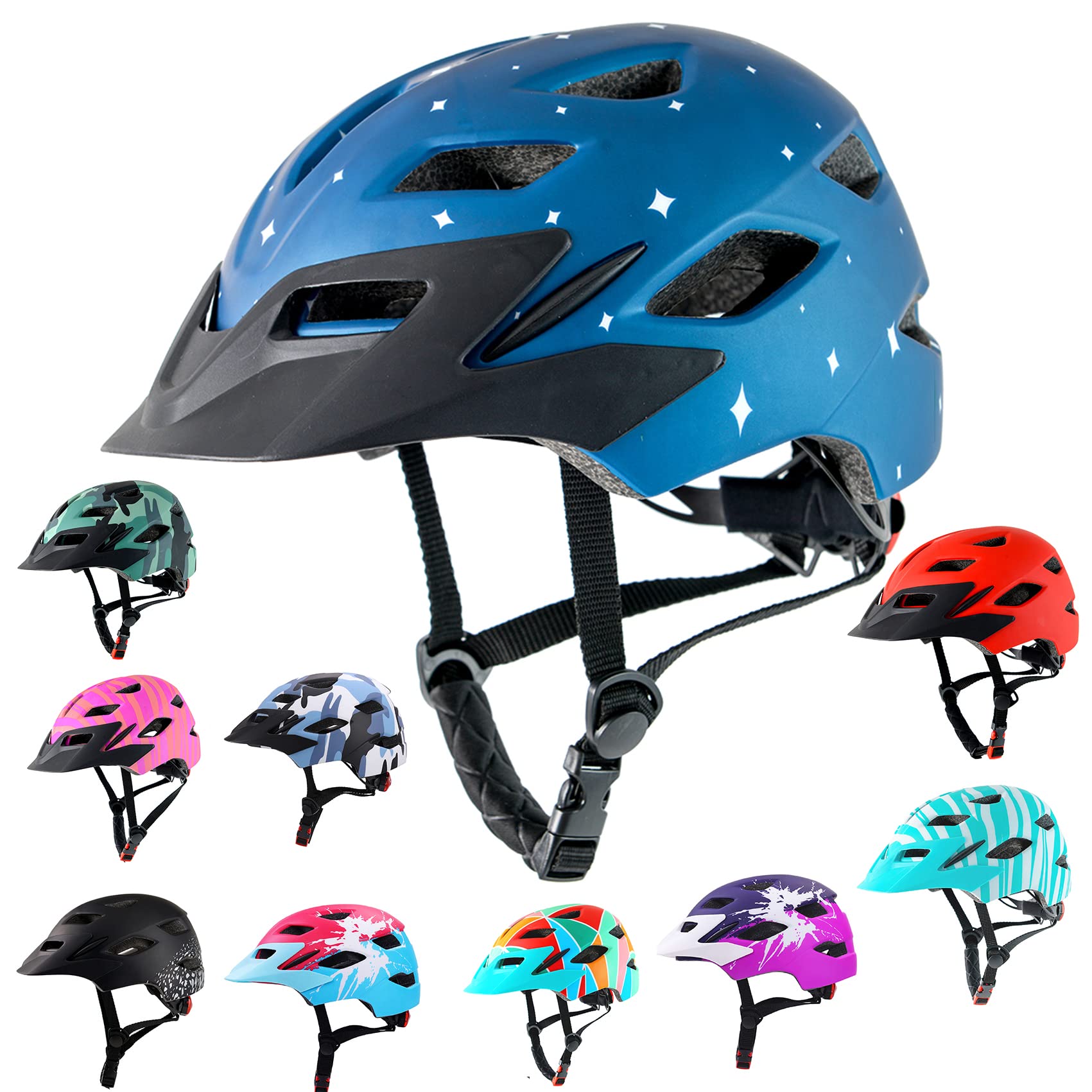 Kids Multi-Sport Helmet With LED Safety Light
