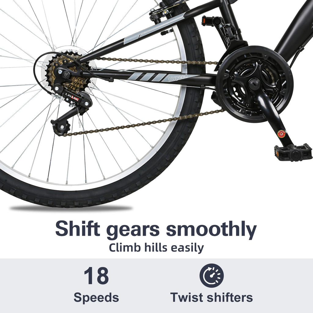 Dual Suspension Mountain Bike With Multi-Speed Gears