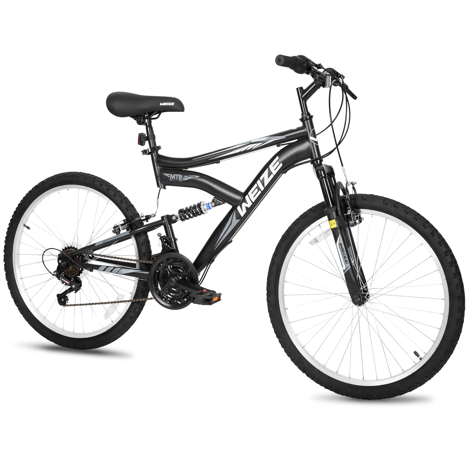 Dual Suspension Mountain Bike With Multi-Speed Gears