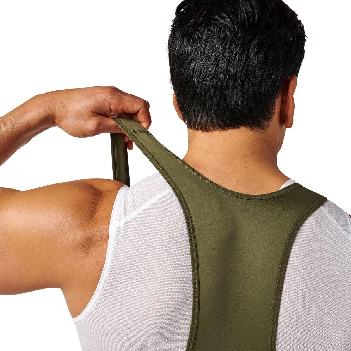 Men’s Reflective Cycling Bib Shorts With Breathable Fit