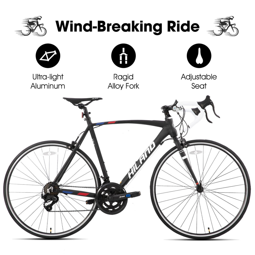 700C Aluminum Road Bike With 14-Speed Gears