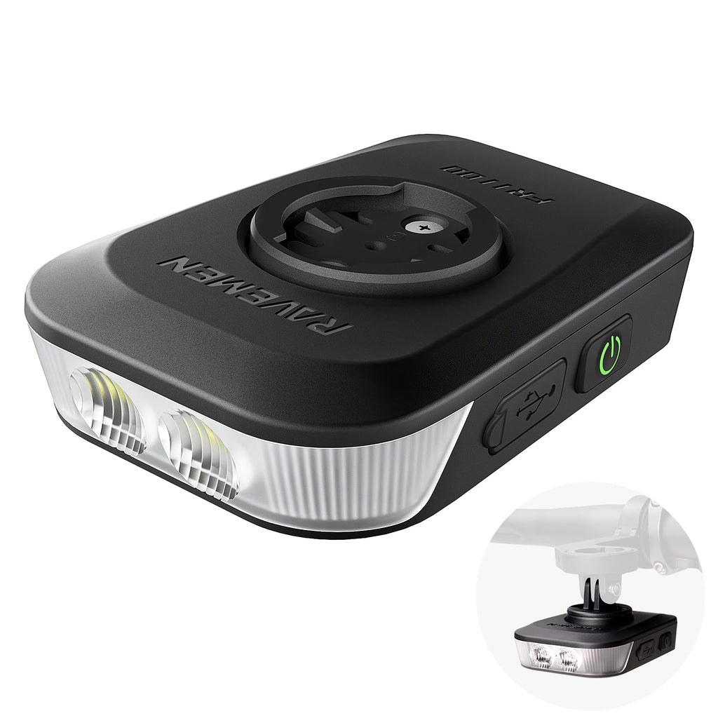 Wide-Angle USB Rechargeable Bike Headlight