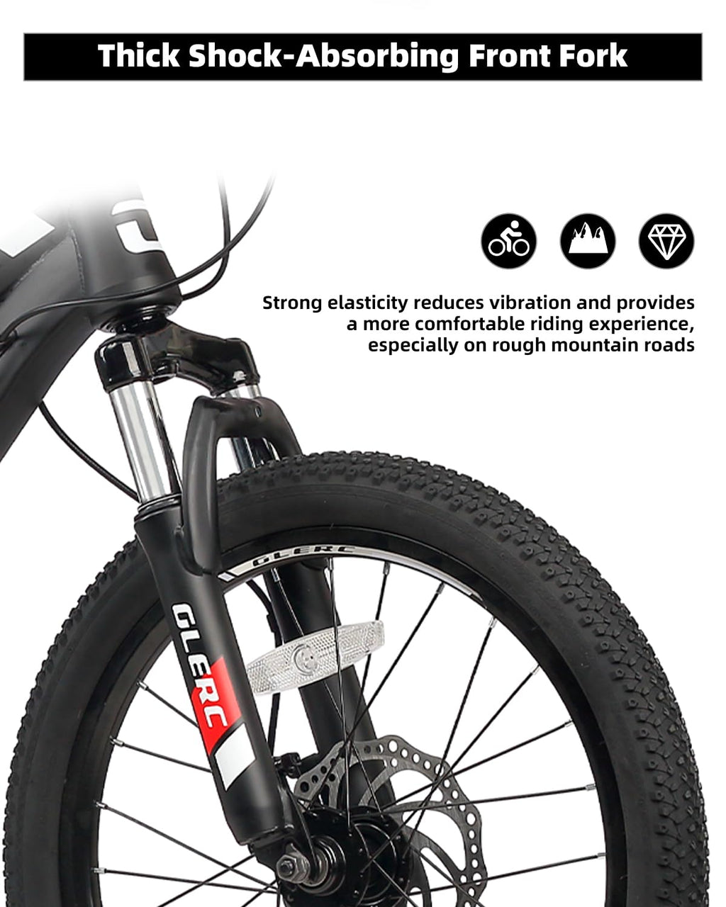 Kids 21-Speed Mountain Bike With Disc Brakes
