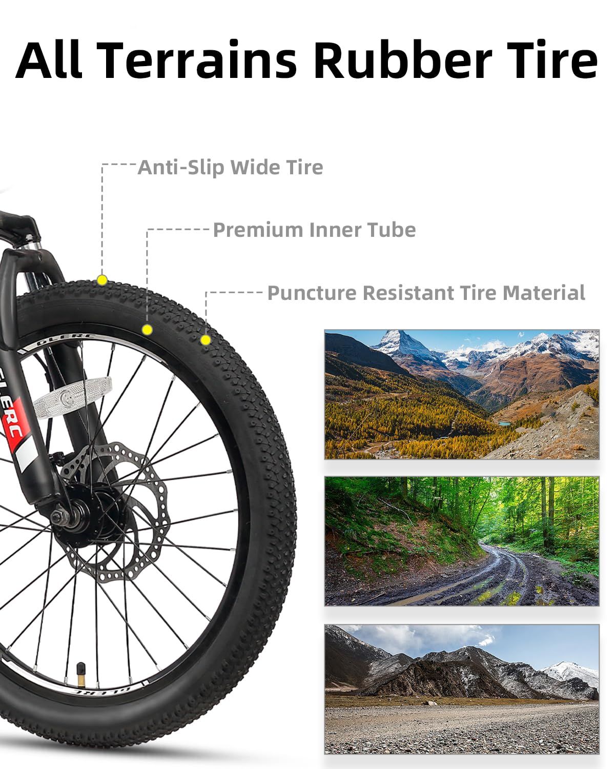 Kids 21-Speed Mountain Bike With Disc Brakes