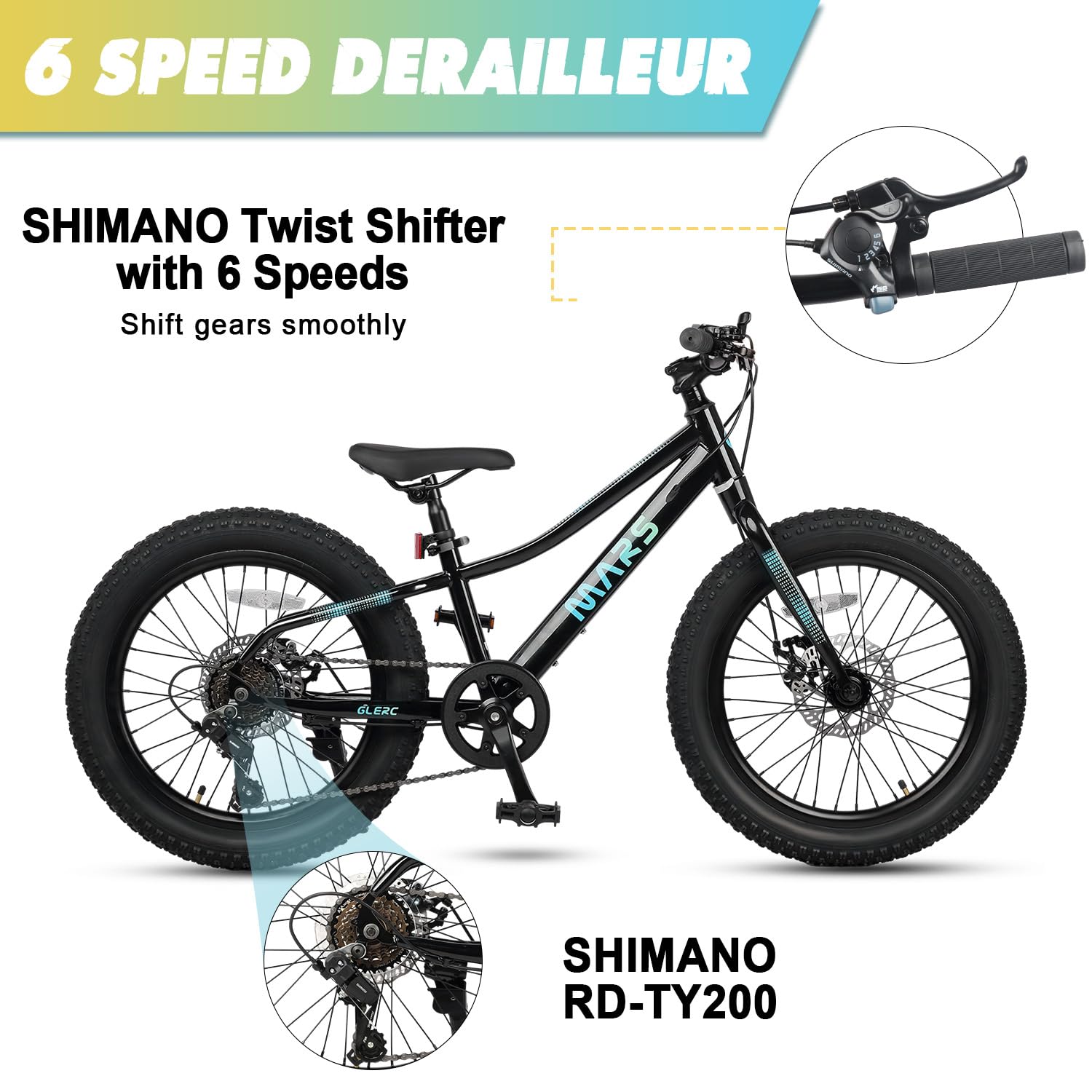 Kids Aluminum Mountain Bike With Dual Disc Brakes