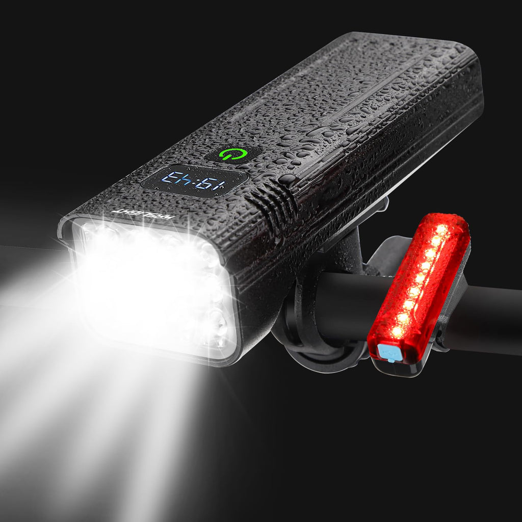 Rechargeable High-Output Bike Light Set