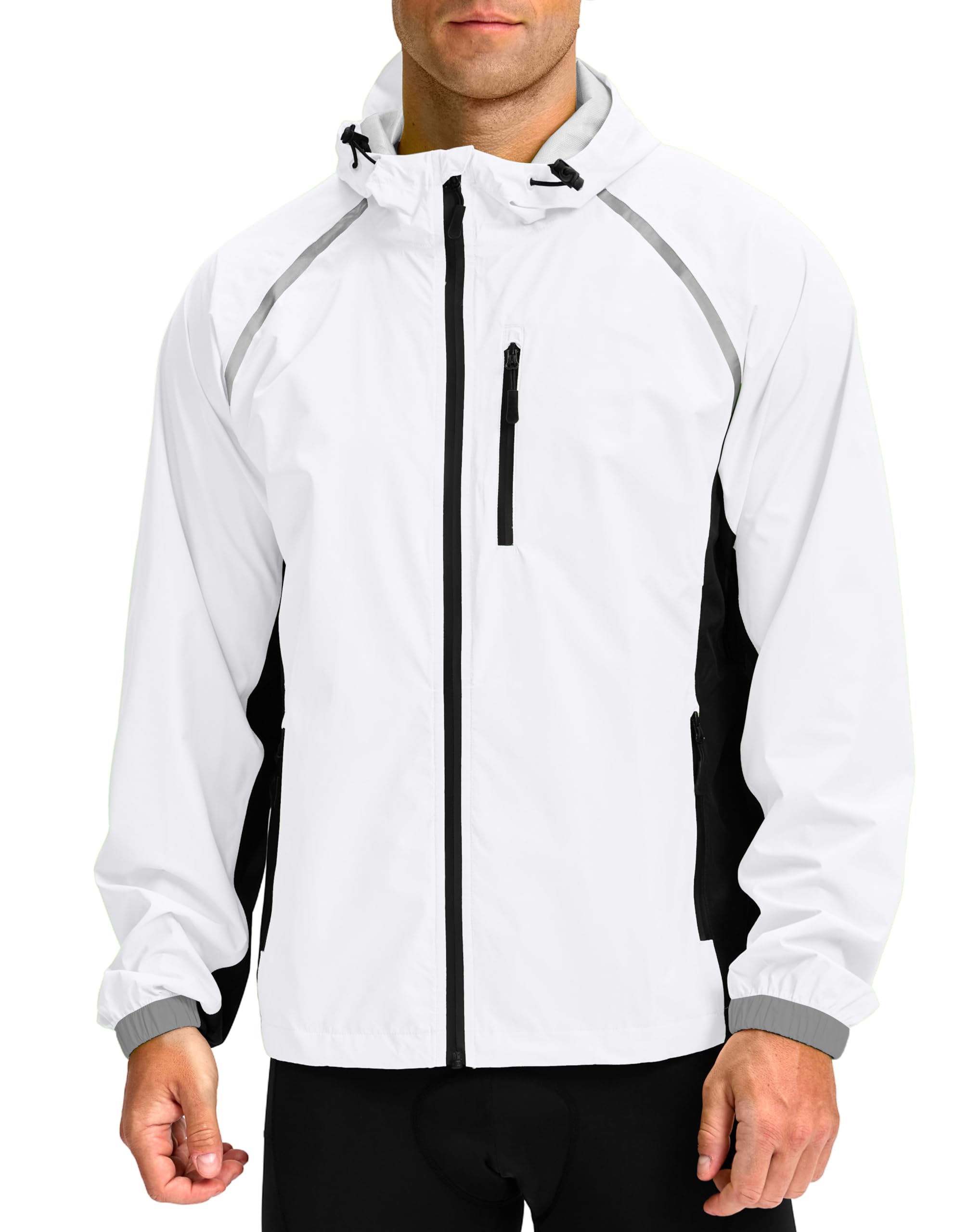Men’s Packable Waterproof Cycling Rain Jacket
