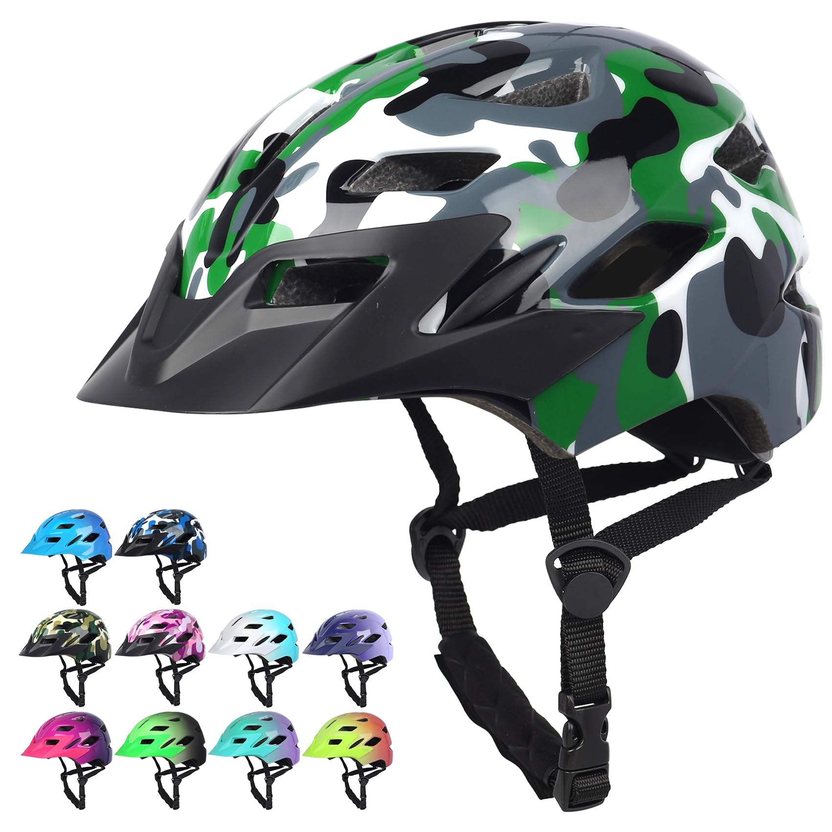 Kids Multi-Sport Helmet With LED Safety Light