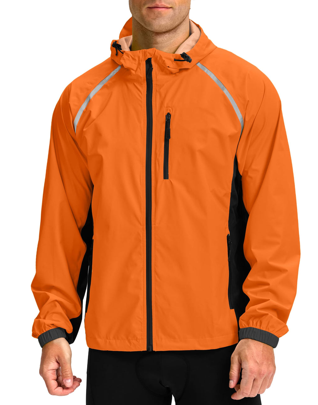 Men’s Packable Waterproof Cycling Rain Jacket