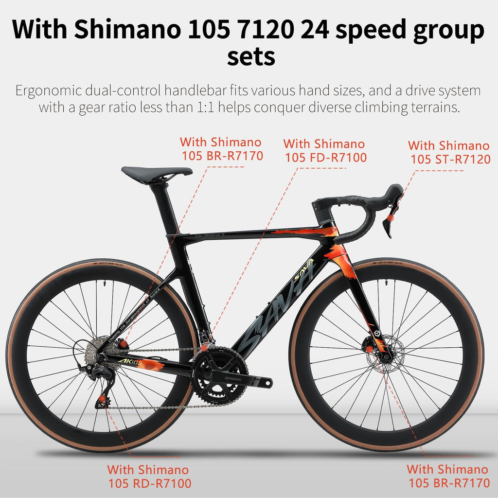 Full Carbon Road Bike With Hydraulic Disc Brakes