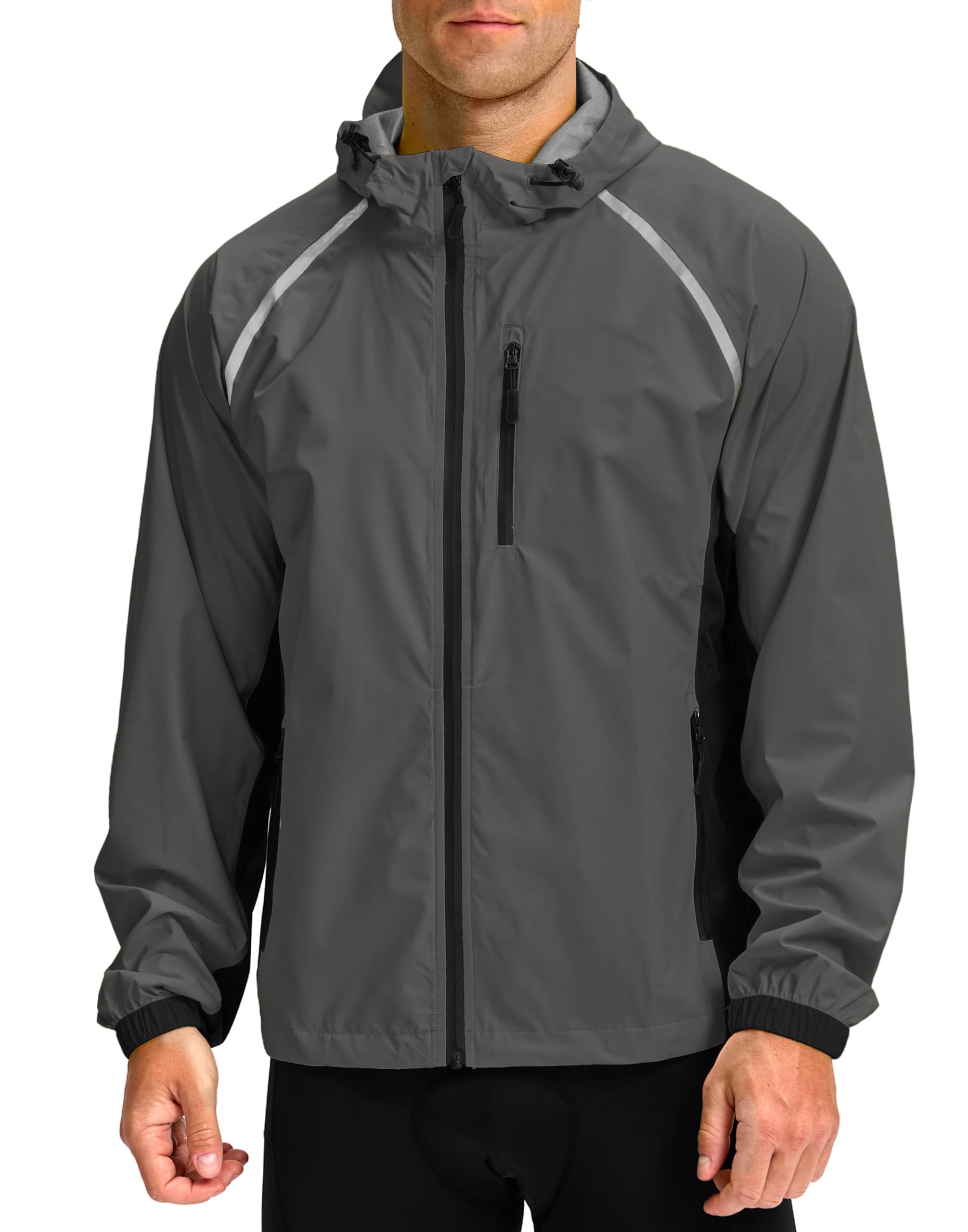 Men’s Packable Waterproof Cycling Rain Jacket