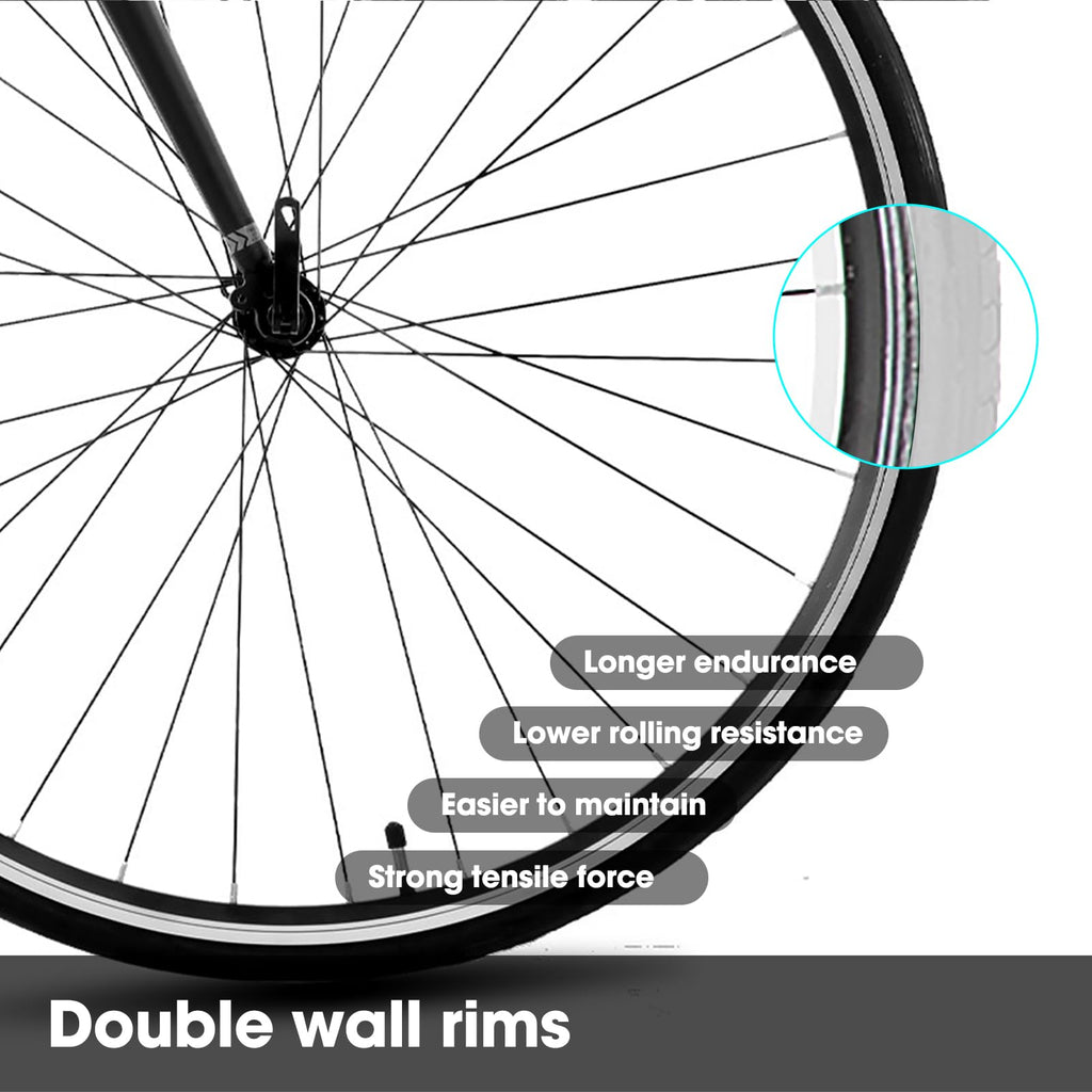 700C Aluminum Road Bike With 14-Speed Gears