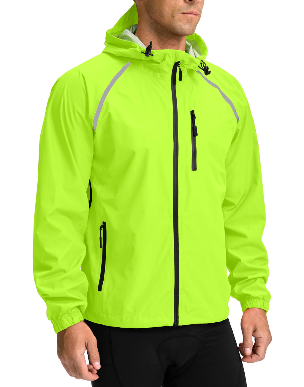 Men’s Packable Waterproof Cycling Rain Jacket