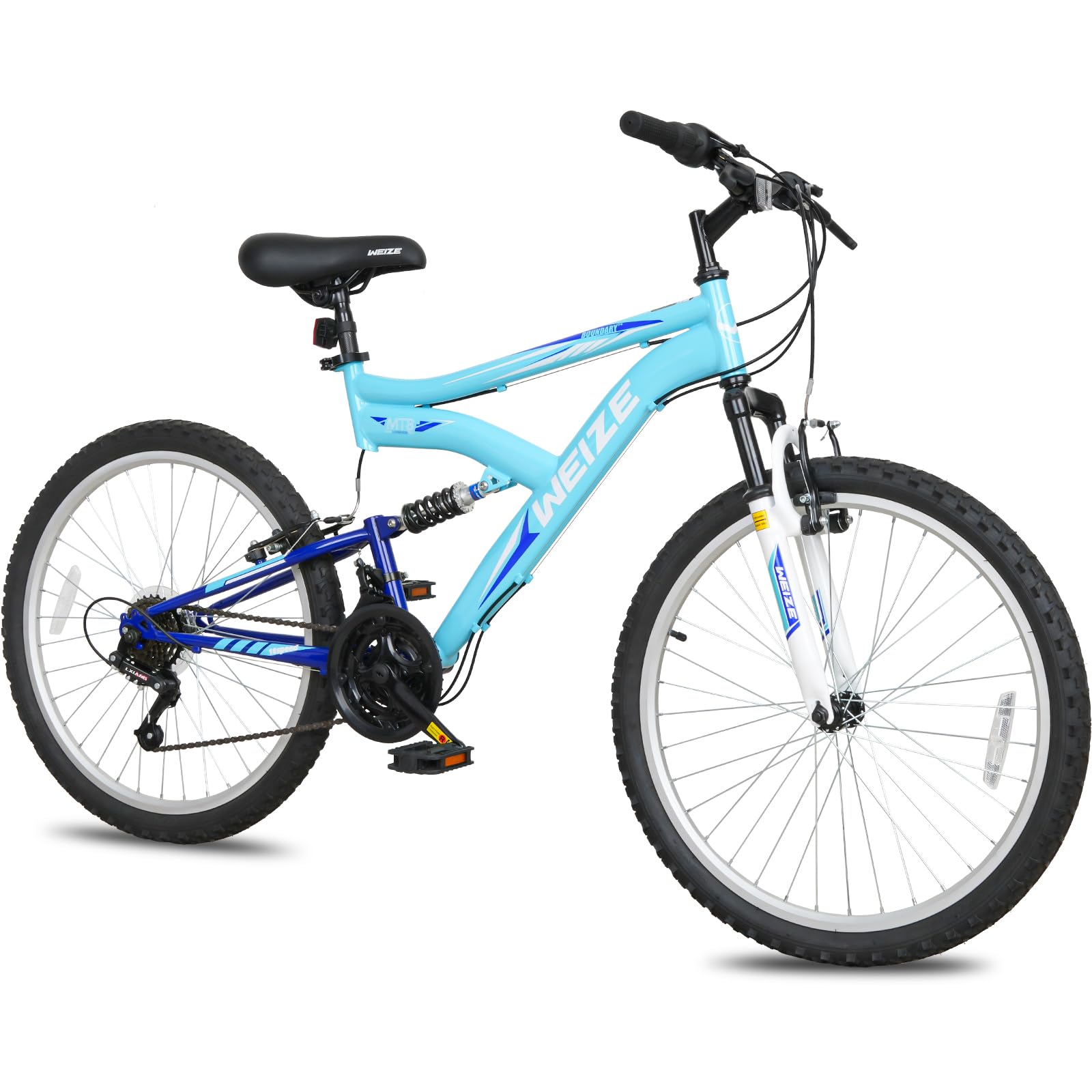 Dual Suspension Mountain Bike With Multi-Speed Gears