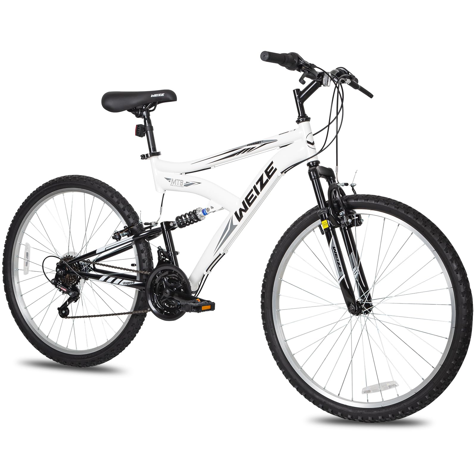 Dual Suspension Mountain Bike With Multi-Speed Gears