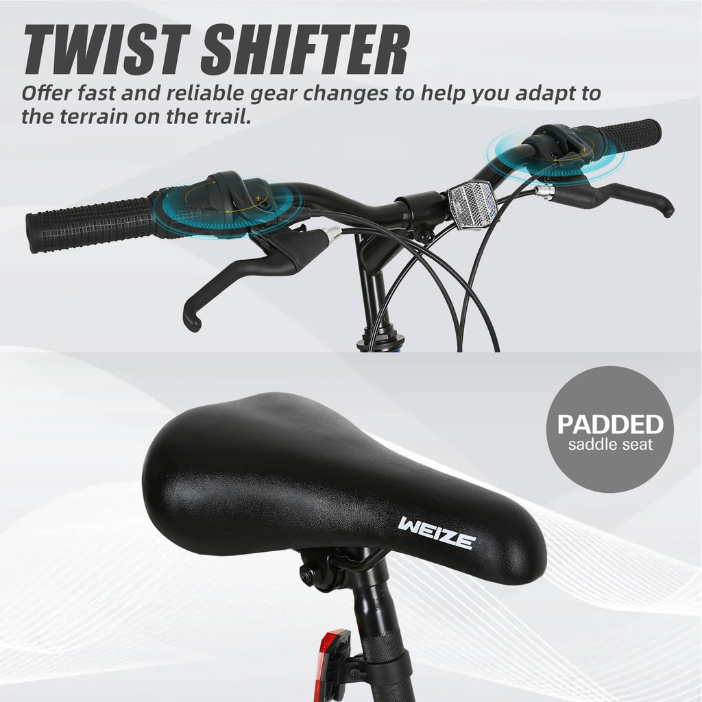 Dual Suspension Mountain Bike With Multi-Speed Gears