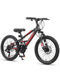 Kids 21-Speed Mountain Bike With Disc Brakes
