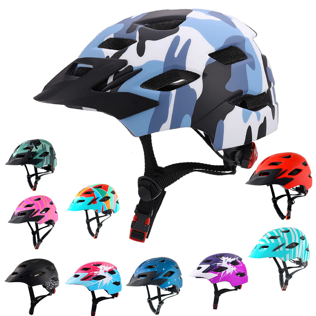 Kids Multi-Sport Helmet With LED Safety Light