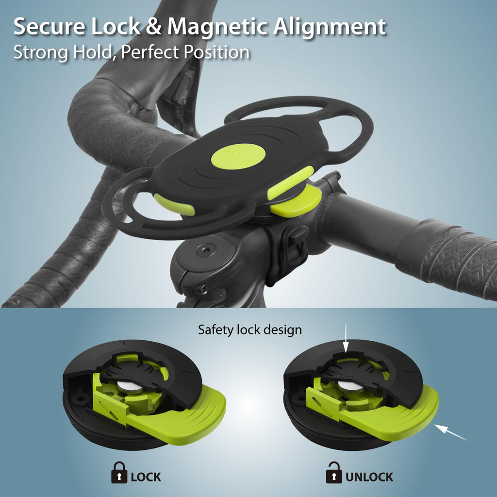 Magnetic Rotating Motorcycle Phone Mount